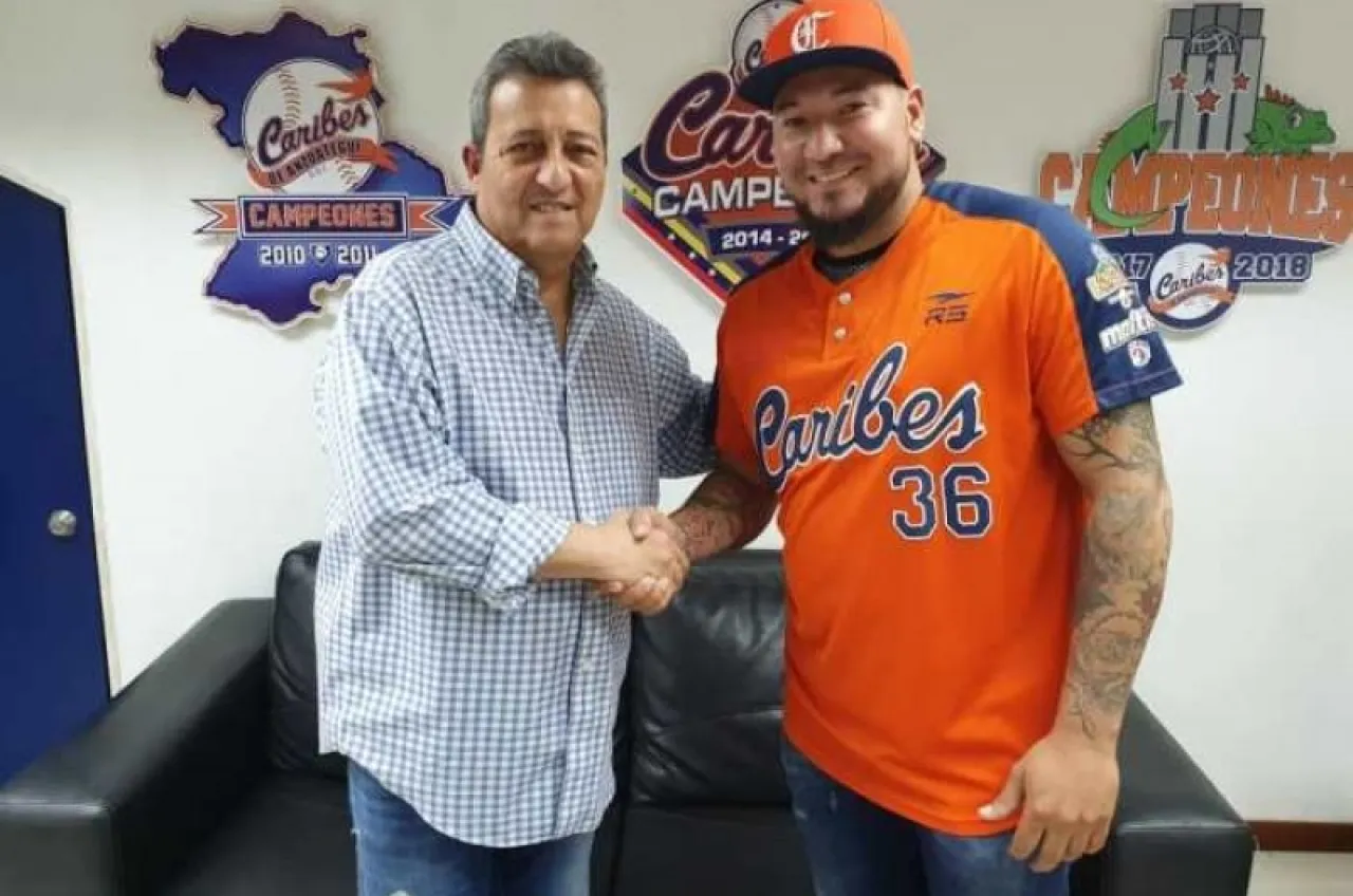JESUS SUCRE CON CARIBES
